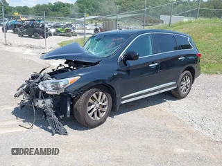 2014 Infiniti QX60 with VIN 5N1AL0MM7EC524031, listed as a IAAI auction lot 42622535 with Not provided miles and . Bid and sale history available at DreamBid. Image 16.