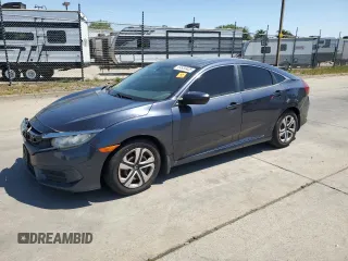 2017 Honda Civic LX z VIN 2HGFC2F55HH523474, wystawiony jako Copart lot #54933425 z przebiegiem 133 036 mil mil oraz Szkoda całkowita • Salvage title. Historia ofert i sprzedaży dostępna na DreamBid. Obrazek 1.