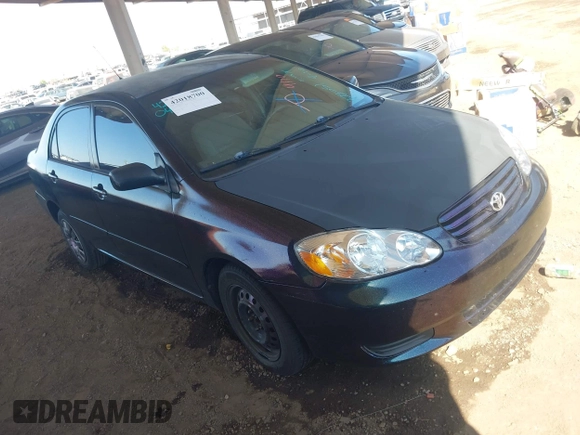 2004 Toyota Corolla CE with VIN 2T1BR32E24C275051, listed as a IAAI auction lot 42018700 with 150,845 mi miles and . Bid and sale history available at DreamBid. Image 1.