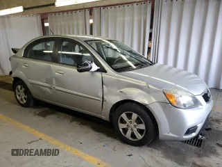 2010 Kia Rio LX with VIN KNADH4A34A6643716, listed as a Copart auction lot 46880375 with 112,265 mi miles and Salvage Title. Bid and sale history available at carsss.com. Image 4.