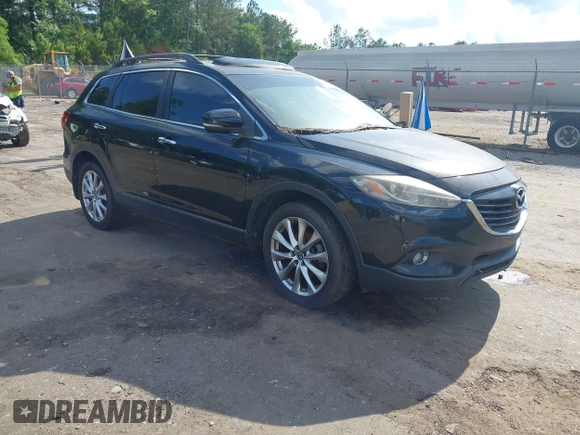 2015 Mazda CX-9 Grand Touring with VIN JM3TB2DA4F0464186, listed as a IAAI auction lot 42227595 with 124,526 mi miles and . Bid and sale history available at DreamBid. Image 1.