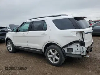 2017 Ford Explorer XLT with VIN 1FM5K8D82HGD81430, listed as a Copart auction lot 55413035 with 52,515 mi miles and Salvage title. Bid and sale history available at DreamBid. Image 2.