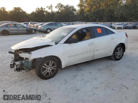 2006 Pontiac G6 with VIN 1G2ZF55BX64188013, listed as a Copart auction lot 46570665 with 202,660 mi miles and Non repairable. Bid and sale history available at DreamBid. Image 1.