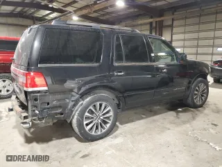 2015 Lincoln Navigator with VIN 5LMJJ2JT4FEJ14755, listed as a Copart auction lot 42021725 with 72,711 mi miles and Salvage Title. Bid and sale history available at carsss.com. Image 3.