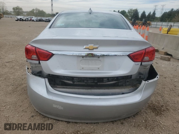 2016 Chevrolet Impala LS with VIN 2G11X5SA2G9127635, listed as a Copart auction lot 56397385 with 192,039 mi miles and Salvage title. Bid and sale history available at DreamBid. Image 6.