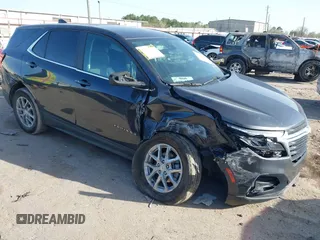 2022 Chevrolet Equinox LT z VIN 3GNAXKEV1NS240164, wystawiony jako IAAI lot #41741614 z przebiegiem 25 387 mil mil oraz . Historia ofert i sprzedaży dostępna na DreamBid. Obrazek 1.