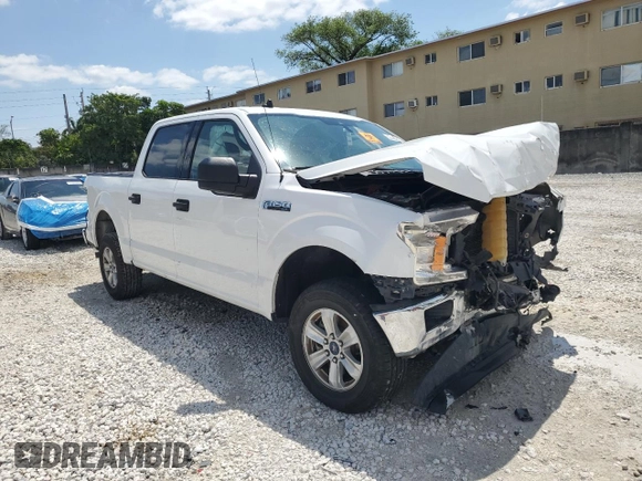 2019 Ford F-150 XL with VIN 1FTEW1C44KFA19563, listed as a Copart auction lot 52402655 with 147,071 mi miles and Non Repairable. Bid and sale history available at DreamBid. Image 4.