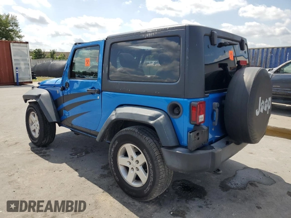 2016 Jeep Wrangler Sport с VIN 1C4AJWAG8GL287256, выставлен на аукционе Copart как лот 55766125 с пробегом 76 601 миль миль и Списание • Salvage title. История ставок и продаж доступна на DreamBid. Изображение 2.