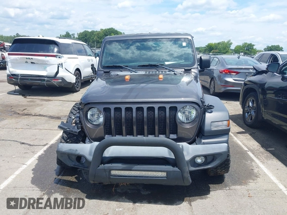 2019 Jeep Wrangler Unlimited Sport S with VIN 1C4HJXDN4KW577273, listed as a IAAI auction lot 42435847 with 69,403 mi miles and . Bid and sale history available at DreamBid. Image 12.