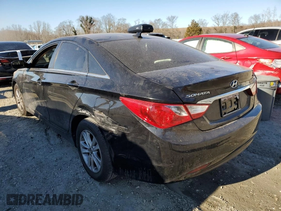 2013 Hyundai Sonata GLS with VIN 5NPEB4AC1DH790417, listed as a Copart auction lot 46342665 with 162,724 mi miles and Salvage Title. Bid and sale history available at DreamBid. Image 2.