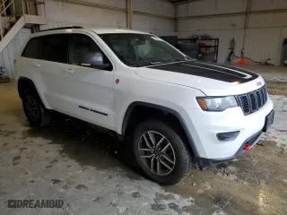 2019 Jeep Grand Cherokee Trailhawk with VIN 1C4RJFLG7KC553665, listed as a Copart auction lot 45095485 with 134,533 mi miles and Salvage Title. Bid and sale history available at carsss.com. Image 4.