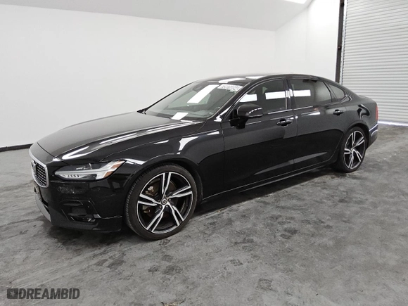 2020 Volvo S90 R-Design with VIN LVYA22MT4LP170946, listed as a Copart auction lot 72976894 with 96,672 mi miles and Clean Title. Bid and sale history available at carsss.com. Image 1.