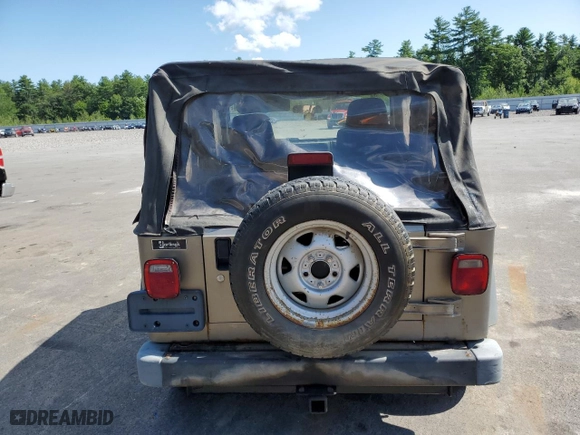 2003 Jeep Wrangler SE with VIN 1J4FA29183P335057, listed as a Copart auction lot 63523444 with 161,694 mi miles and Salvage Title. Bid and sale history available at carsss.com. Image 6.