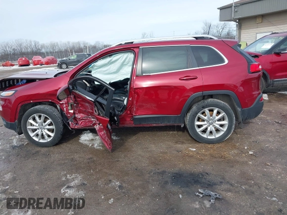 2017 Jeep Cherokee Limited with VIN 1C4PJMDS3HW545973, listed as a IAAI auction lot 41736177 with 131,299 mi miles. Bid and sale history available at carsss.com. Image 14.