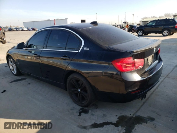 2017 BMW 3 Series 330e iPerformance with VIN WBA8E1C36HA030087, listed as a Copart auction lot 41777775 with 122,198 mi miles and Clean Title. Bid and sale history available at carsss.com. Image 2.
