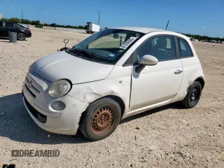 2012 FIAT 500 Pop with VIN 3C3CFFAR6CT119601, listed as a Copart auction lot 61255505 with 142,259 mi miles and Salvage title. Bid and sale history available at DreamBid. Image 1.