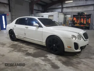 2007 Bentley Flying Spur with VIN SCBBR93W97C040186, listed as a Copart auction lot 84065224 with Not Provided miles and Salvage Title. Bid and sale history available at DreamBid. Image 4.