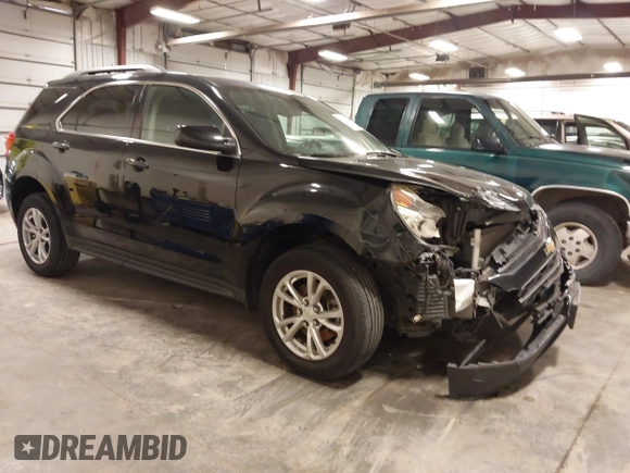 2017 Chevrolet Equinox LT with VIN 2GNALCEK5H1589559, listed as a IAAI auction lot 41795194 with 54,842 mi miles. Bid and sale history available at carsss.com. Image 1.