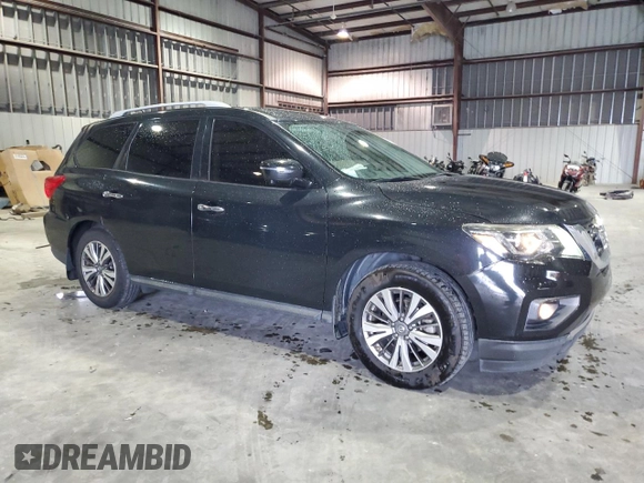 2017 Nissan Pathfinder SL with VIN 5N1DR2MN2HC613199, listed as a Copart auction lot 59520025 with 77,915 mi miles and Salvage title. Bid and sale history available at DreamBid. Image 4.