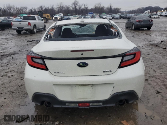 2023 Subaru BRZ Premium with VIN JF1ZDBB14P9703772, listed as a Copart auction lot 85374104 with 23,569 mi miles and Salvage Title. Bid and sale history available at carsss.com. Image 6.