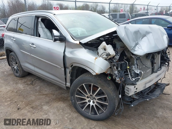 2018 Toyota Highlander SE with VIN 5TDJZRFH3JS903348, listed as a IAAI auction lot 42132056 with 115,384 mi miles and . Bid and sale history available at DreamBid. Image 1.