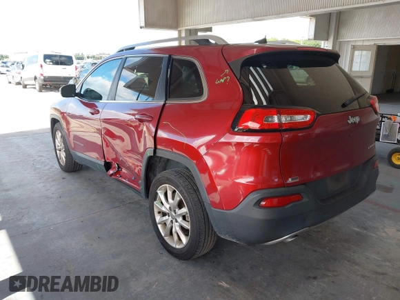2016 Jeep Cherokee Limited z VIN 1C4PJLDB1GW373760, wystawiony jako IAAI lot #42473559 z przebiegiem 135 138 mil mil oraz . Historia ofert i sprzedaży dostępna na DreamBid. Obrazek 3.