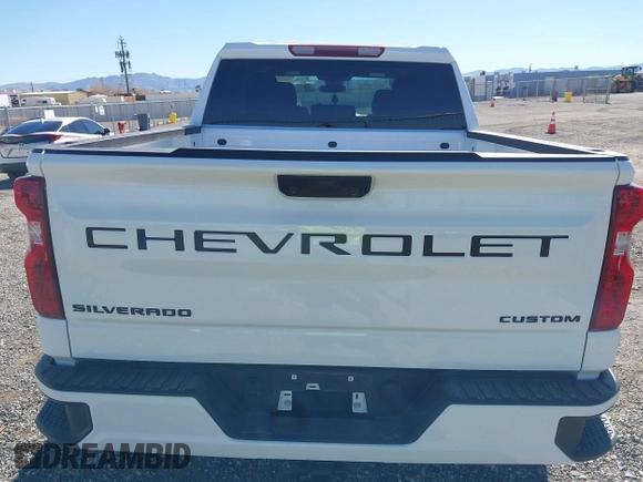 2024 Chevrolet Silverado 1500 Custom with VIN 1GCPABEK7RZ157809, listed as a IAAI auction lot 41632954 with 7,884 mi miles and . Bid and sale history available at DreamBid. Image 16.