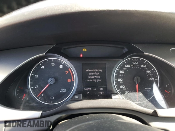 2012 Audi A4 Premium Plus with VIN WAUEFAFL8CN021033, listed as a Copart auction lot 56608105 with 146,261 mi miles and Clean title. Bid and sale history available at DreamBid. Image 9.