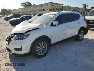 2017 Nissan Rogue SV with VIN JN8AT2MT9HW133266, listed as a Copart auction lot 53323885 with 108,262 mi miles and Salvage Title. Bid and sale history available at carsss.com. Image 1.