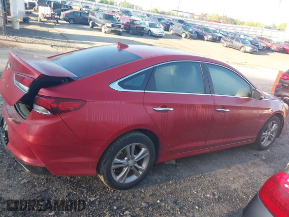 2018 Hyundai Sonata Sport with VIN 5NPE34AF2JH596644, listed as a IAAI auction lot 41986683 with 129,106 mi miles and . Bid and sale history available at carsss.com. Image 13.