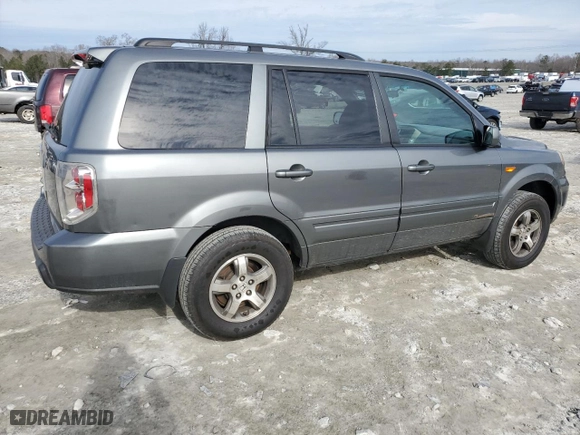 2007 Honda Pilot EX-L with VIN 5FNYF28727B021555, listed as a Copart auction lot 42654765 with 327,786 mi miles and Salvage Title. Bid and sale history available at carsss.com. Image 3.