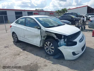 2017 Hyundai Accent SE with VIN KMHCT4AE7HU333088, listed as a IAAI auction lot 41489380 with 62,091 mi miles. Bid and sale history available at carsss.com. Image 1.