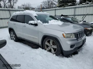 2012 Jeep Grand Cherokee Overland with VIN 1C4RJFCT5CC190099, listed as a Copart auction lot 43638895 with 244,349 mi miles and Clean Title. Bid and sale history available at carsss.com. Image 4.