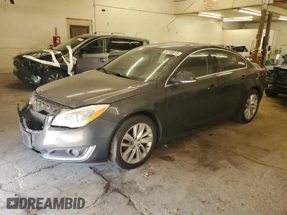 2015 Buick Regal z VIN 2G4GV5EK7F9156795, wystawiony jako Copart lot #54188515 z przebiegiem 132 219 mil mil oraz Szkoda całkowita • Salvage title. Historia ofert i sprzedaży dostępna na DreamBid. Obrazek 1.