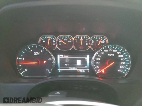 2019 Chevrolet Silverado 3500HD LTZ with VIN 1GC4KXEYXKF126224, listed as a Copart auction lot 83394624 with 75,057 mi miles and Salvage Title. Bid and sale history available at carsss.com. Image 9.