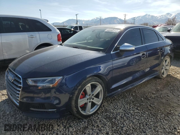 2017 Audi S3 Premium Plus z VIN WAUB1GFFXH1058761, wystawiony jako Copart lot #48205745 z przebiegiem 93 874 mil mil oraz Szkoda całkowita • Salvage title. Historia ofert i sprzedaży dostępna na DreamBid. Obrazek 1.