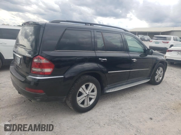 2009 Mercedes-Benz GL-Class 4.6L with VIN 4JGBF71E39A449301, listed as a Copart auction lot 76270754 with 115,009 mi miles and Salvage Title. Bid and sale history available at carsss.com. Image 3.