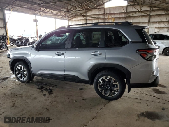 2025 Subaru Forester Premium with VIN JF2SLDBC9SH493567, listed as a Copart auction lot 47954965 with 1,539 mi miles and Salvage Title. Bid and sale history available at carsss.com. Image 2.