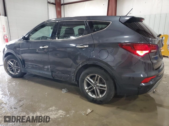 2018 Hyundai Santa Fe 2.4L with VIN 5XYZT3LB3JG571720, listed as a Copart auction lot 43942375 with 108,435 mi miles and Salvage title. Bid and sale history available at DreamBid. Image 2.