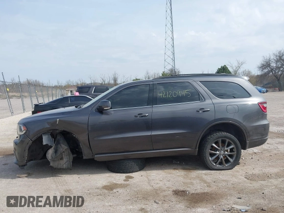 2017 Dodge Durango GT with VIN 1C4RDJDG2HC630010, listed as a IAAI auction lot 42120945 with 99,750 mi miles and . Bid and sale history available at DreamBid. Image 15.