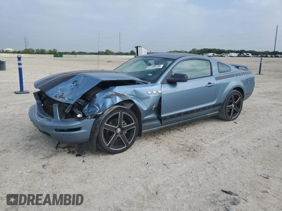 2006 Ford Mustang Standard with VIN 1ZVFT80N965176422, listed as a Copart auction lot 51189135 with 174,053 mi miles and Salvage Title. Bid and sale history available at carsss.com. Image 1.
