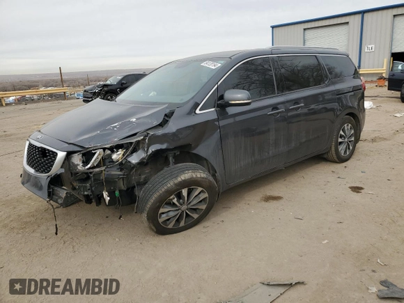 2017 Kia Sedona SX with VIN KNDMC5C13H6319296, listed as a Copart auction lot 84120194 with 74,411 mi miles and Salvage Title. Bid and sale history available at carsss.com. Image 1.