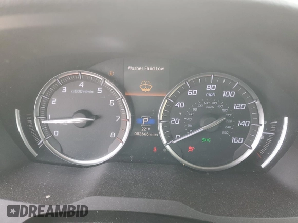 2018 Acura MDX Technology with VIN 5J8YD4H71JL013020, listed as a Copart auction lot 88978185 with 82,666 mi miles and Salvage title. Bid and sale history available at DreamBid. Image 9.