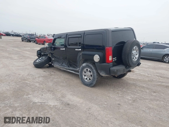 2007 Hummer H3 SUV with VIN 5GTDN13E578109056, listed as a IAAI auction lot 41455611 with 182,456 mi miles and . Bid and sale history available at DreamBid. Image 3.