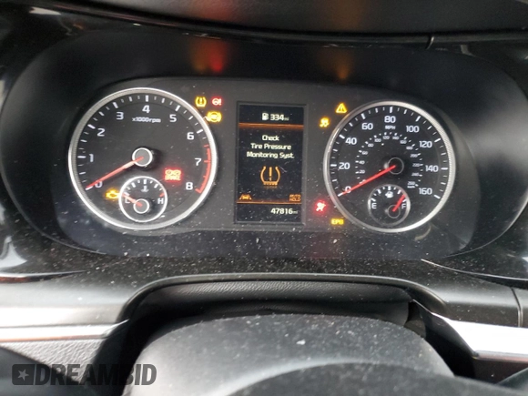 2022 Kia K5 GT with VIN 5XXG44J81NG134102, listed as a Copart auction lot 85820824 with 47,816 mi miles and Salvage Title. Bid and sale history available at carsss.com. Image 9.