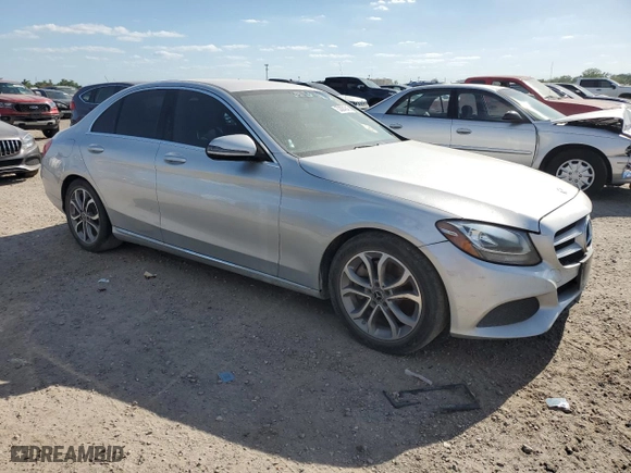 2017 Mercedes-Benz C-Class C 300 with VIN 55SWF4JB0HU230360, listed as a Copart auction lot 53004345 with 0 mi miles and Clean Title. Bid and sale history available at carsss.com. Image 4.