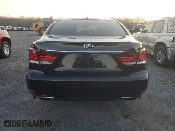 2014 Lexus LS 460 with VIN JTHCL5EF7E5021273, listed as a Copart auction lot 84321204 with 89,020 mi miles and Clean title. Bid and sale history available at DreamBid. Image 6.
