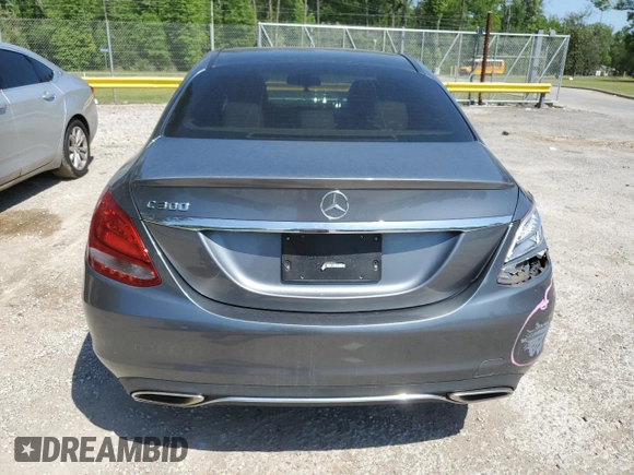 2017 Mercedes-Benz C C 300 with VIN WDDWF4JB1HR292660, listed as a Copart auction lot 52553005 with 110,942 mi miles and Salvage Title. Bid and sale history available at carsss.com. Image 6.