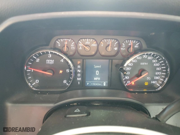 2016 Chevrolet Silverado 2500HD Work Truck with VIN 1GC1KUEG8GF124245, listed as a Copart auction lot 48033805 with 119,242 mi miles and Clean Title. Bid and sale history available at carsss.com. Image 9.