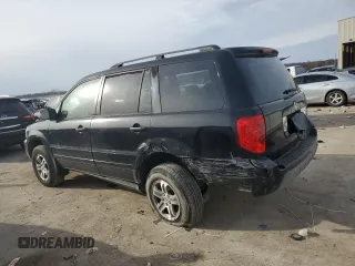 2005 Honda Pilot EX with VIN 5FNYF18425B056027, listed as a Copart auction lot 48066965 with 132,421 mi miles and Salvage Title. Bid and sale history available at carsss.com. Image 2.